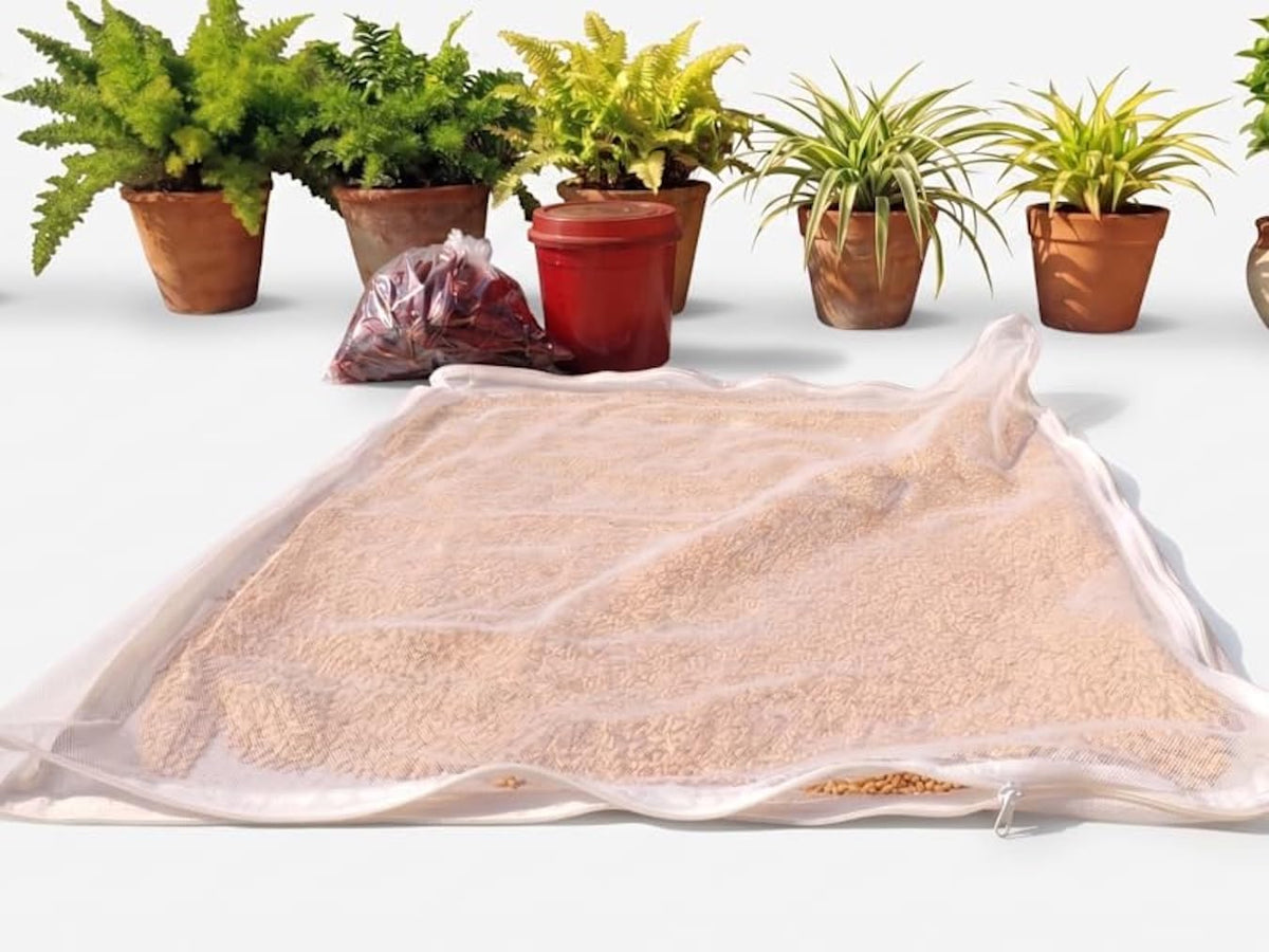 Premium Cotton Food Drying with Protective Mesh Net