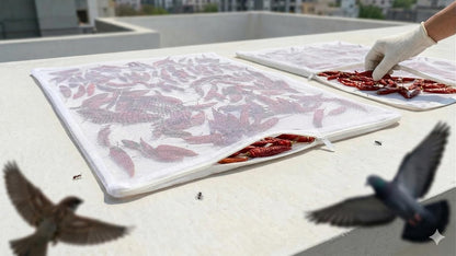 Premium Cotton Food Drying with Protective Mesh Net